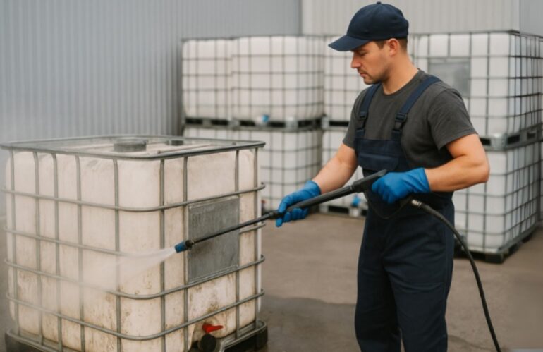used IBC tank